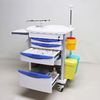 Hospital Emergency Trolley Easy To Clean Emergency Crash Cart Trolley Professional Resuscitation Cart