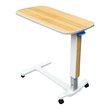 Premium Rolling Bedside Tray Table Simple Hospital Bedside Tray Table Adjustable Overbed Table With Wheels