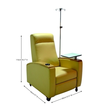 Comfortable Transfusion Infusion Chair Medical Blood Infusion Chairs IV Infusion Chairs With Tray