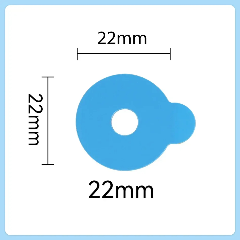 1000pcs Glasses Processing Lens edger Blocking Pad Anti-Slip Tape Double-Sided Adhesive Mat Edging Optical Adhesive Sticker