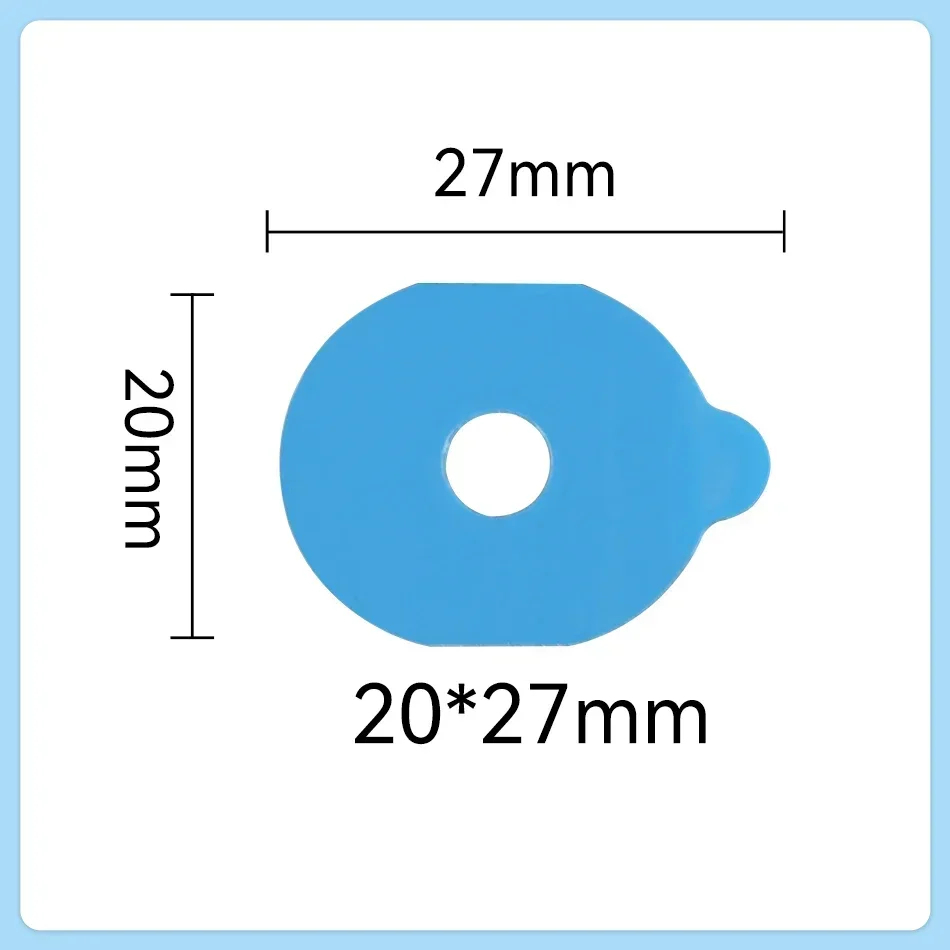 1000pcs Glasses Processing Lens edger Blocking Pad Anti-Slip Tape Double-Sided Adhesive Mat Edging Optical Adhesive Sticker