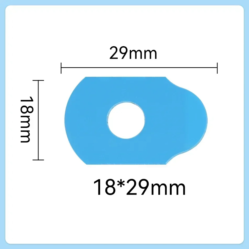 1000pcs Glasses Processing Lens edger Blocking Pad Anti-Slip Tape Double-Sided Adhesive Mat Edging Optical Adhesive Sticker