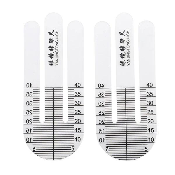 1pair Optical PH Ruler Pupil Height Meter Optometry PH Test Eye Ophthalmic Tool