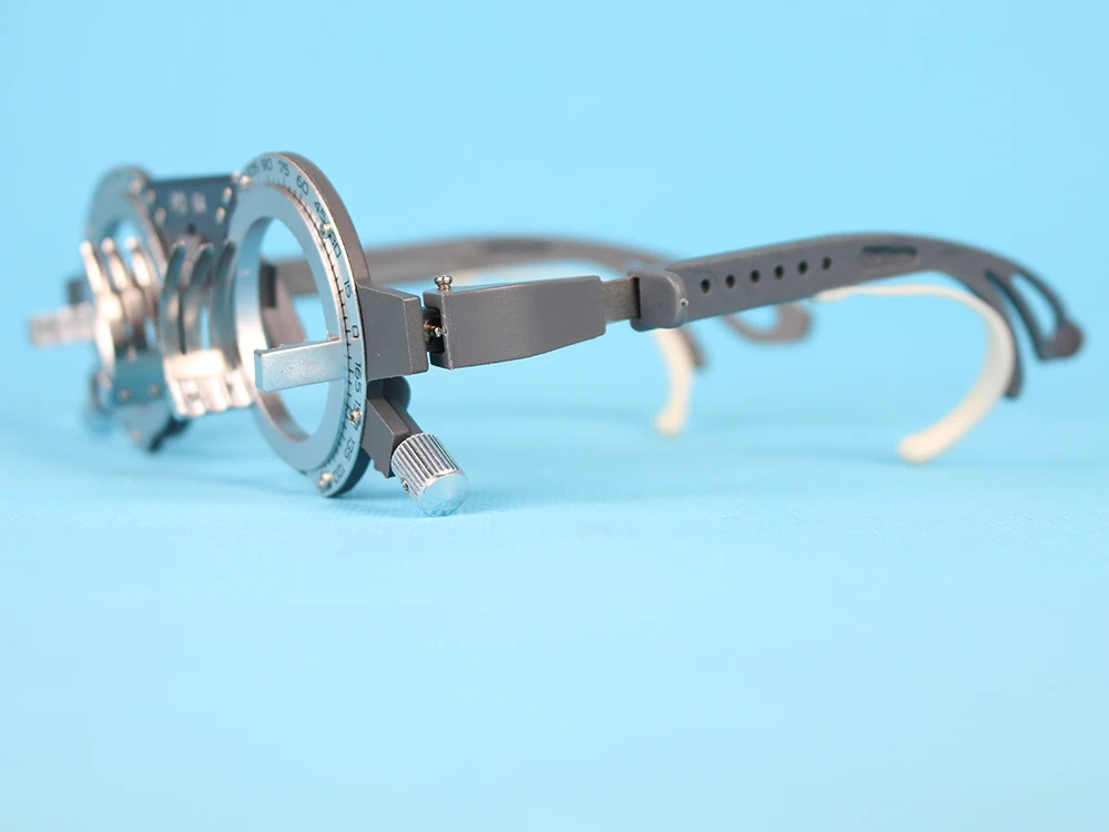 New Optics Trial Frame Grey Color Ophthalmic Tools Optional PD 52 54 56 58 60 62 64 66 68 70
