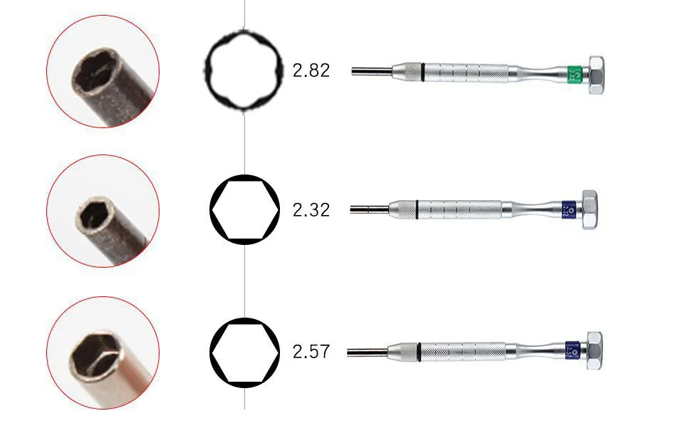1pc High Quality Stainless Steel Eyeglasses Screwdriver Set For Glasses Watches Repair Tool Replaceable Blades Screwdriver