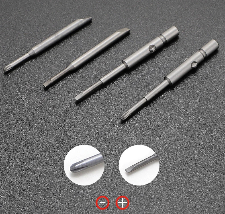 1pc Screwdriver Blade Head Hand Tool Accessory Ear Or Cutter Hexalobular Hexgonal Slot Straight Type