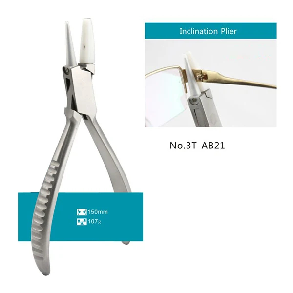 Quality Stainless Steel Eyeglasses Spring Plier Glasses Screw Cutter Trident Chip block Plier Adjuster Optical Repair Hand Tool
