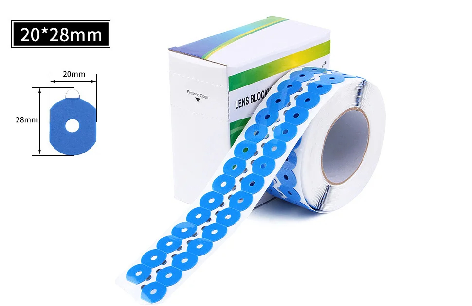 1000pcs High Quality Optical Lens Edging Adhesive Blocking Pad Sticker Accessories Low Price