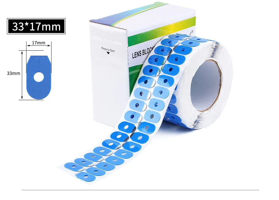 1000pcs High Quality Optical Lens Edging Adhesive Blocking Pad Sticker Accessories Low Price