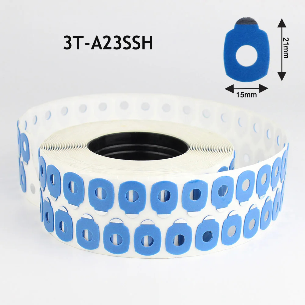 1000pcs Small Size Optical Lens Edging Adhesive Blocking Pad Sticker Accessories 15 x 21mm