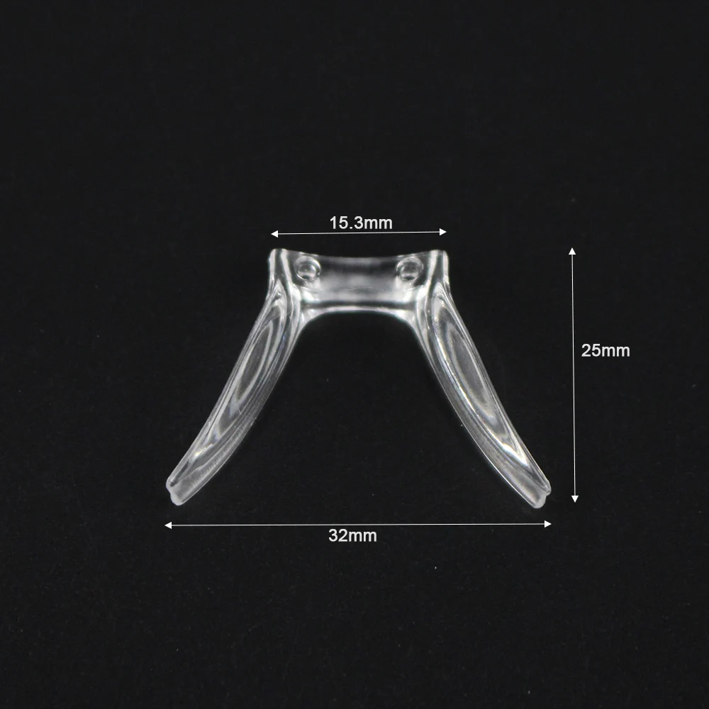 10pcs Silicone Saddle Glasses Nose Pad Eyeglasses Anti Slip Holder Eyewear Accessories CY077