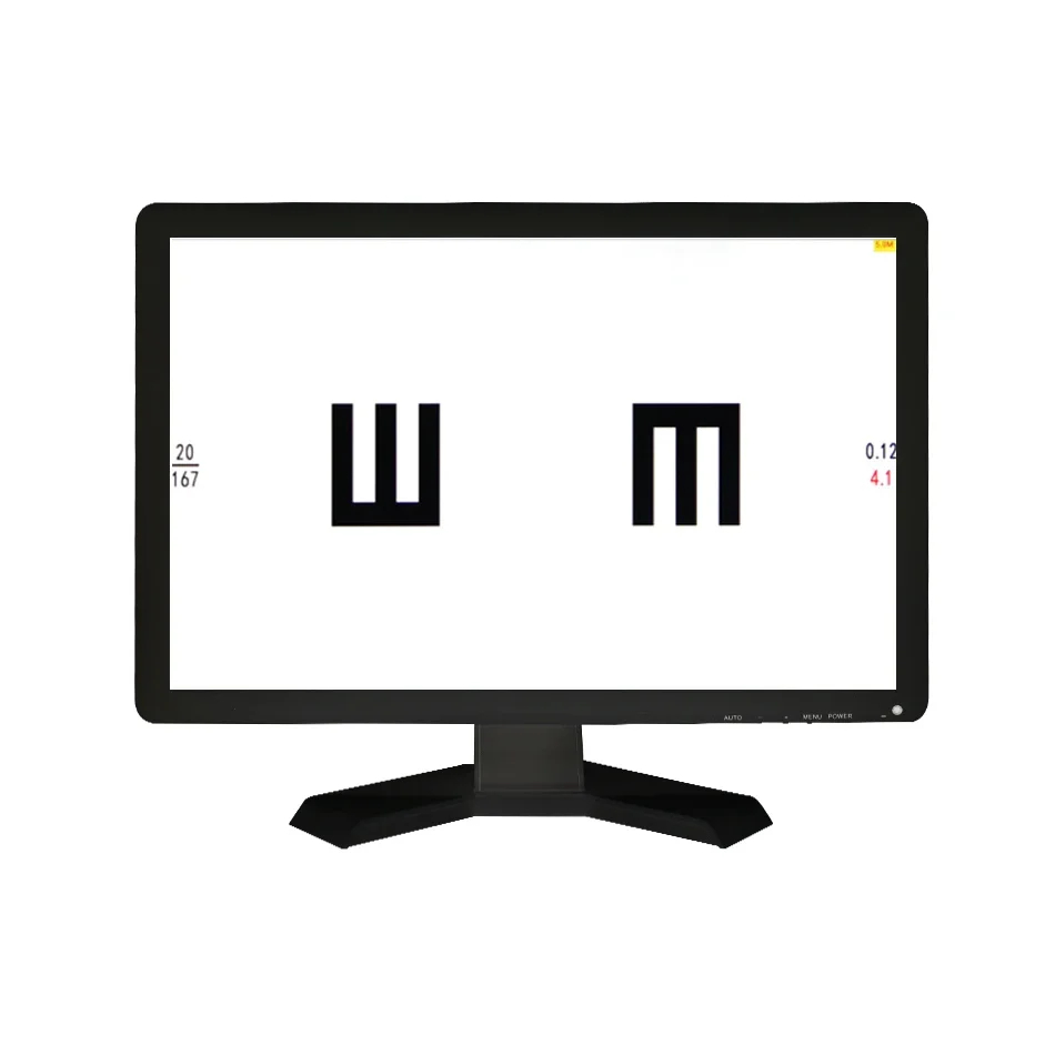 VC-5 Screen TV Set Available Vision Chart Panel Led Visual Acuity Testing Chart 19 Inch Eye Vision