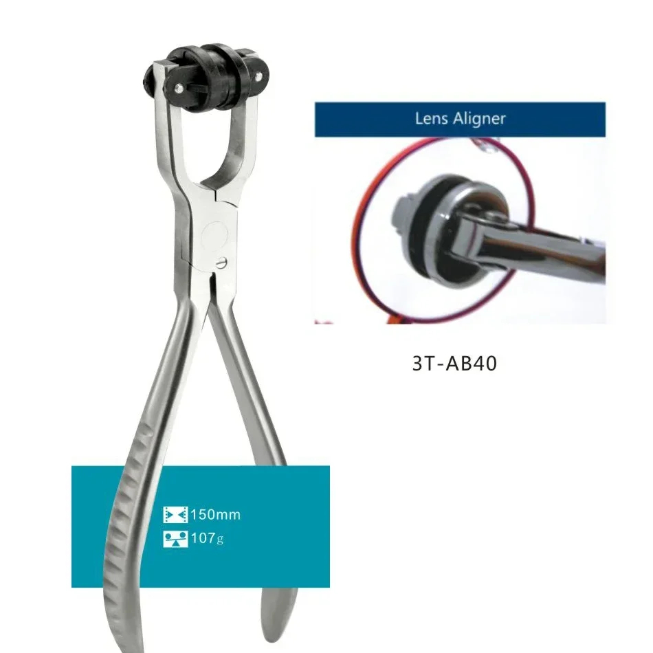 Stainless Steel Eyeglasses Spring Plier Glasses Screw Cutter Trident Chip Block Plier Adjuster Optical Repair Hand Tool