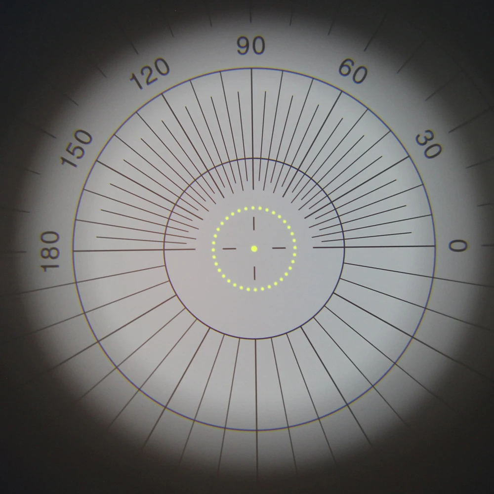 Portable Lensmeter Handheld Lensometer Manual Focimeter Battery Powered