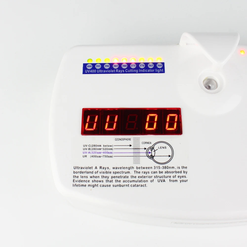 UV400 Lens Tester Anti-Radiation Test Machine Anti-Ultraviolet Eyeglasses Detector