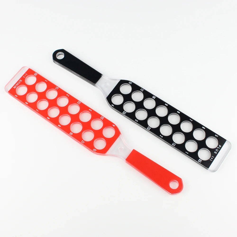 Retinoscopy Lens Rack Set Optical Instrument 32 Lenses Nylon Protective Case