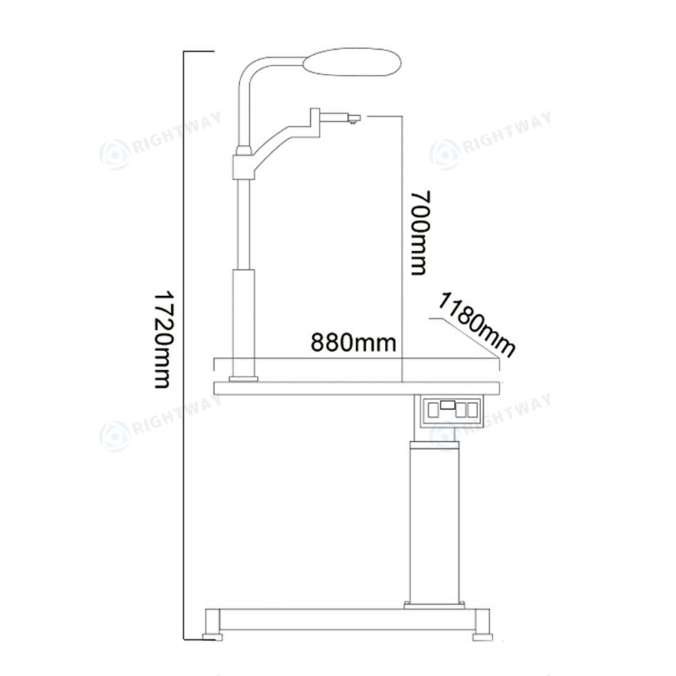 Ophthalmic Refraction Chair Unit C-180A Ophthalmic Unit