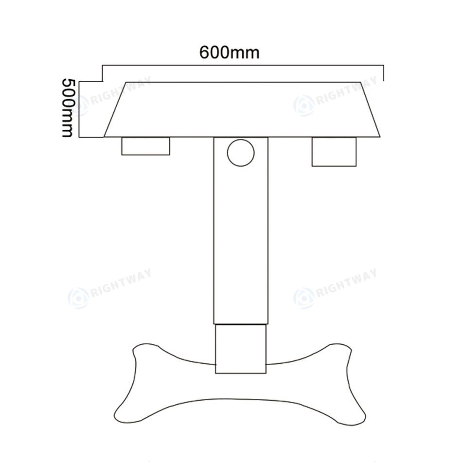 High Quality Optical Instrument Motorized Lift Table WZ-3Z Small Lifting Table