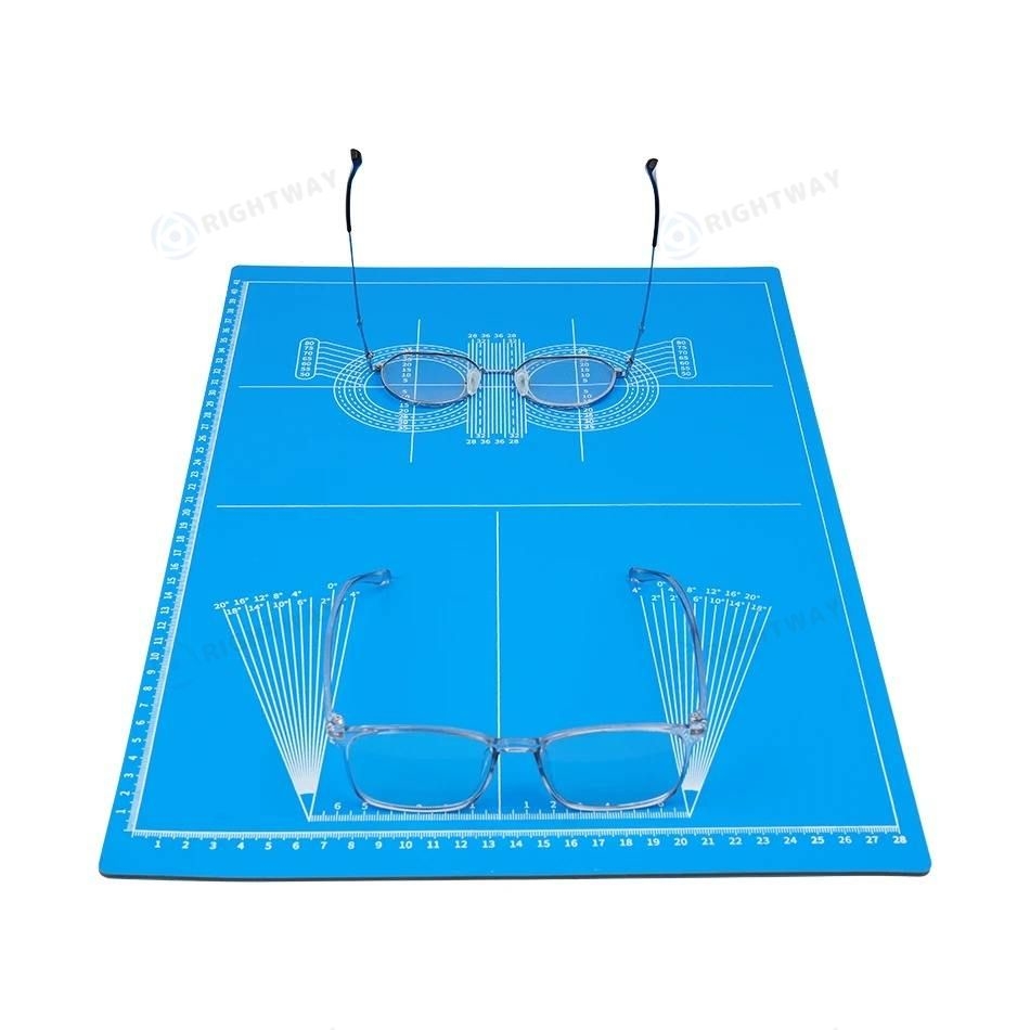 1Pcs 300x450mm Professional Eyeglass Adjustment Measuring Mat Glasses Sunglasses Lens Repair Board Pad Tool Accessories