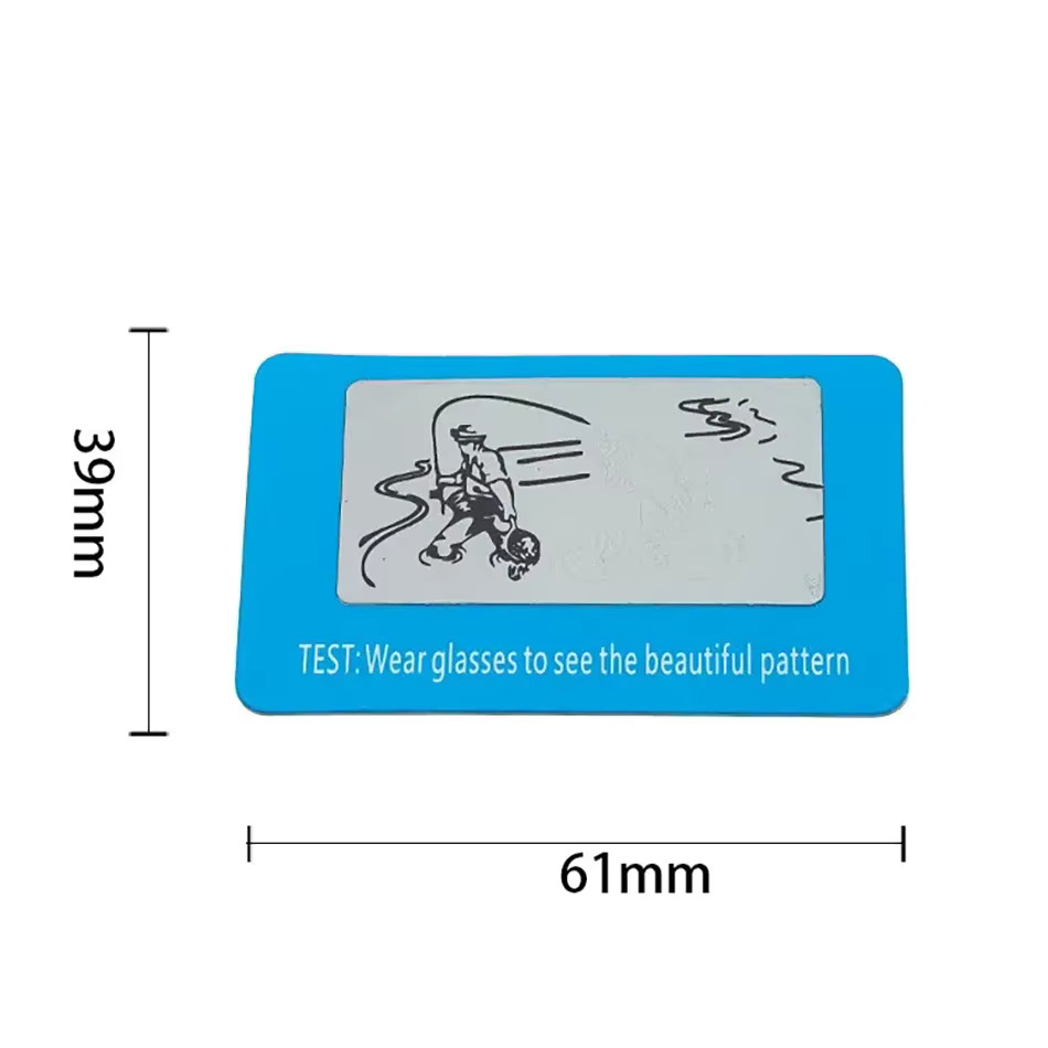 Cheap 10pcs/lot Glasses to Check Polarized Test Card Help You to Check You Sunglasses Polarized for Testing Polarizing Lens