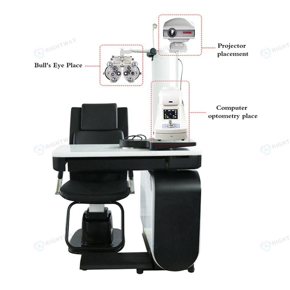 CS-700-3 Promotion High Quality Small Ophthalmic Optometry Combined Table and Chair Refraction Unit Best Price