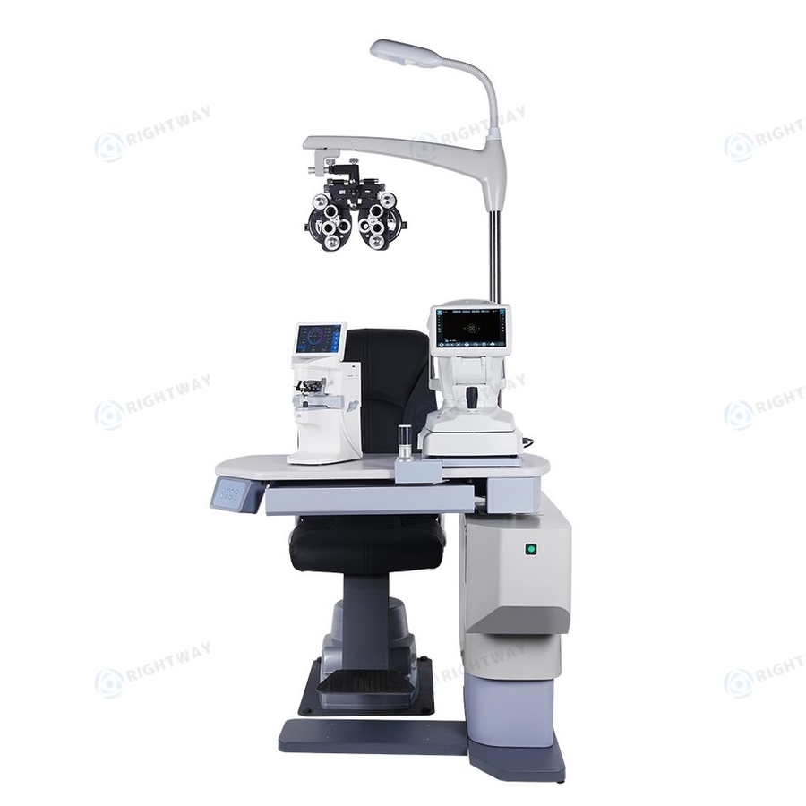 Professional Ophthalmic Workstation / Optometry Desk Unit | Integrated ...