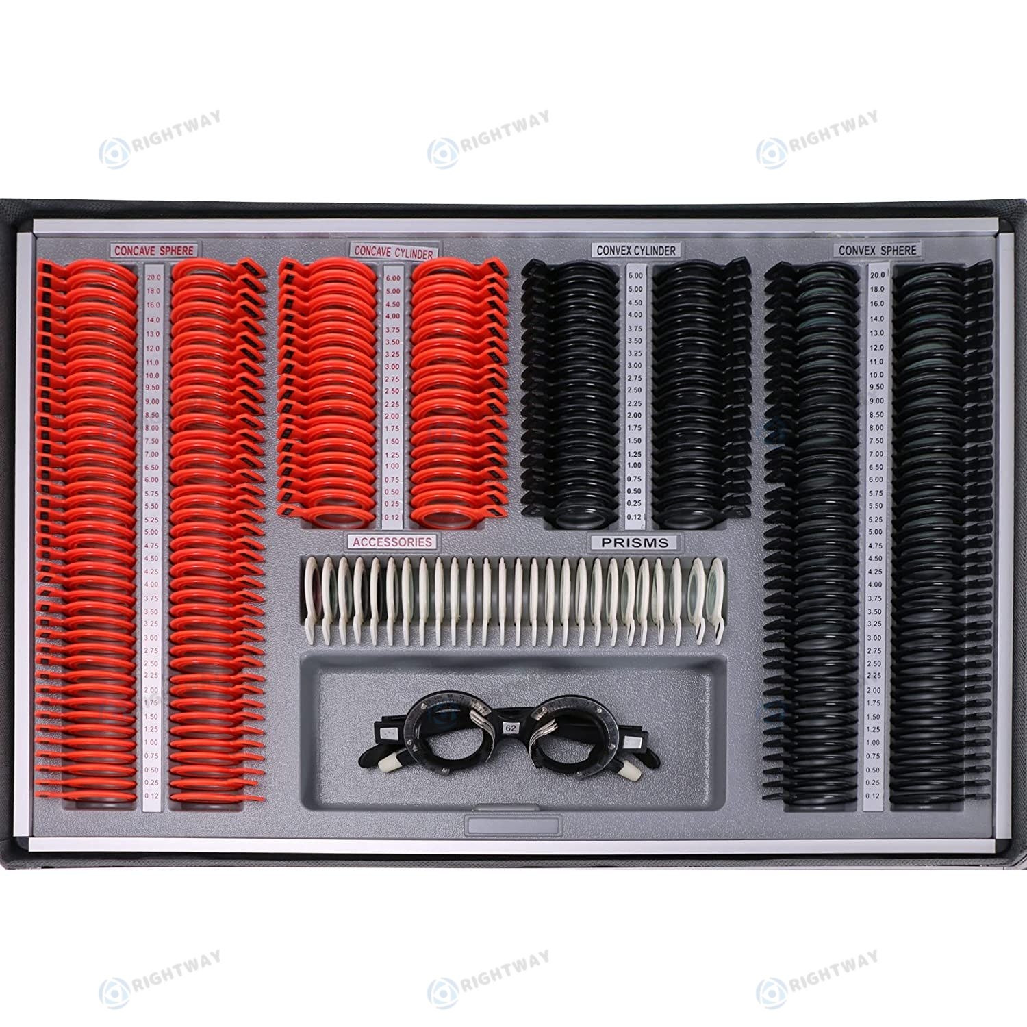 Trial Lens Set SL-266B Trial Lens Box Plastic Lens Optical Equipment 266 Pieces