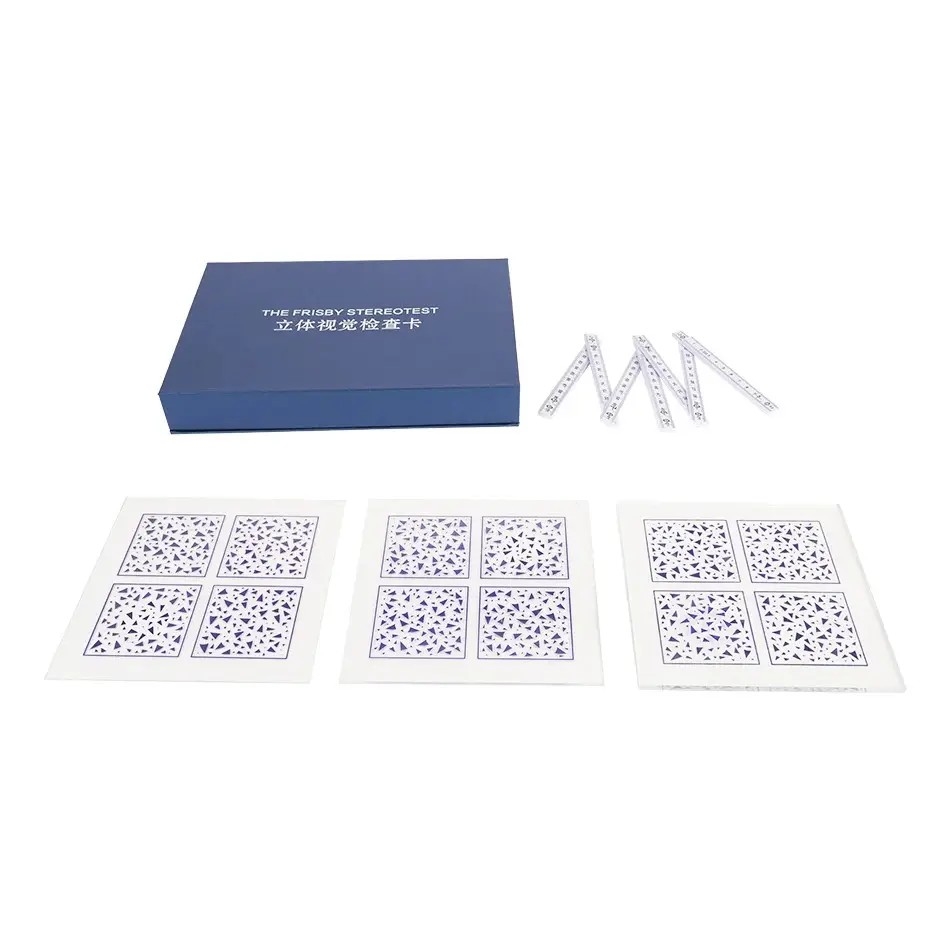 New Ophthalmic Vision Stereo Tester the Frisby Stereotest Randot Optometry Tools