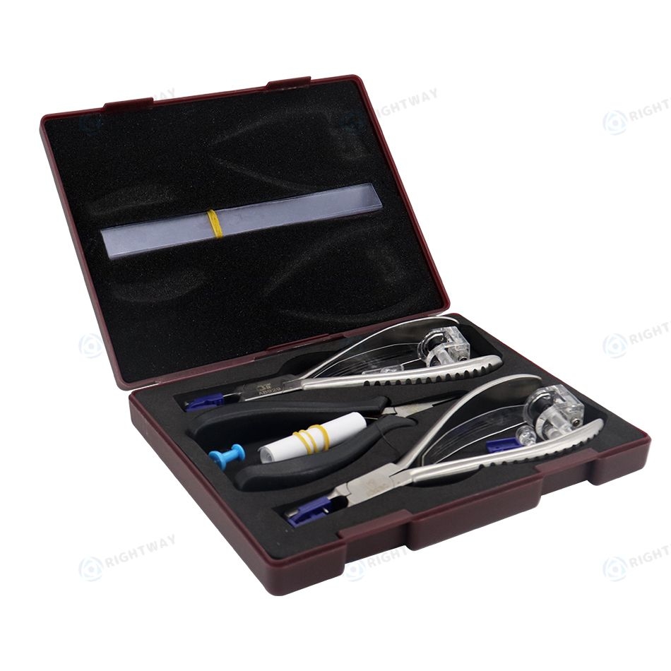 Optical Disassembly Tool Rimless Glasses Frame Eyeglasses Repair Pliers Kit Set