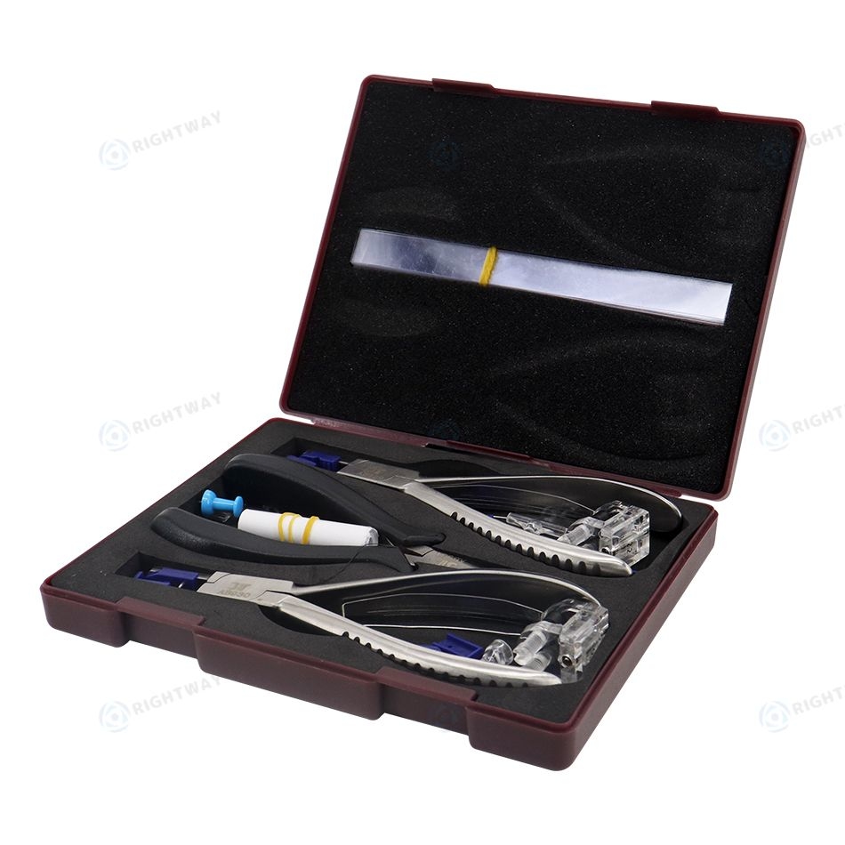 Optical Disassembly Tool Rimless Glasses Frame Eyeglasses Repair Pliers Kit Set