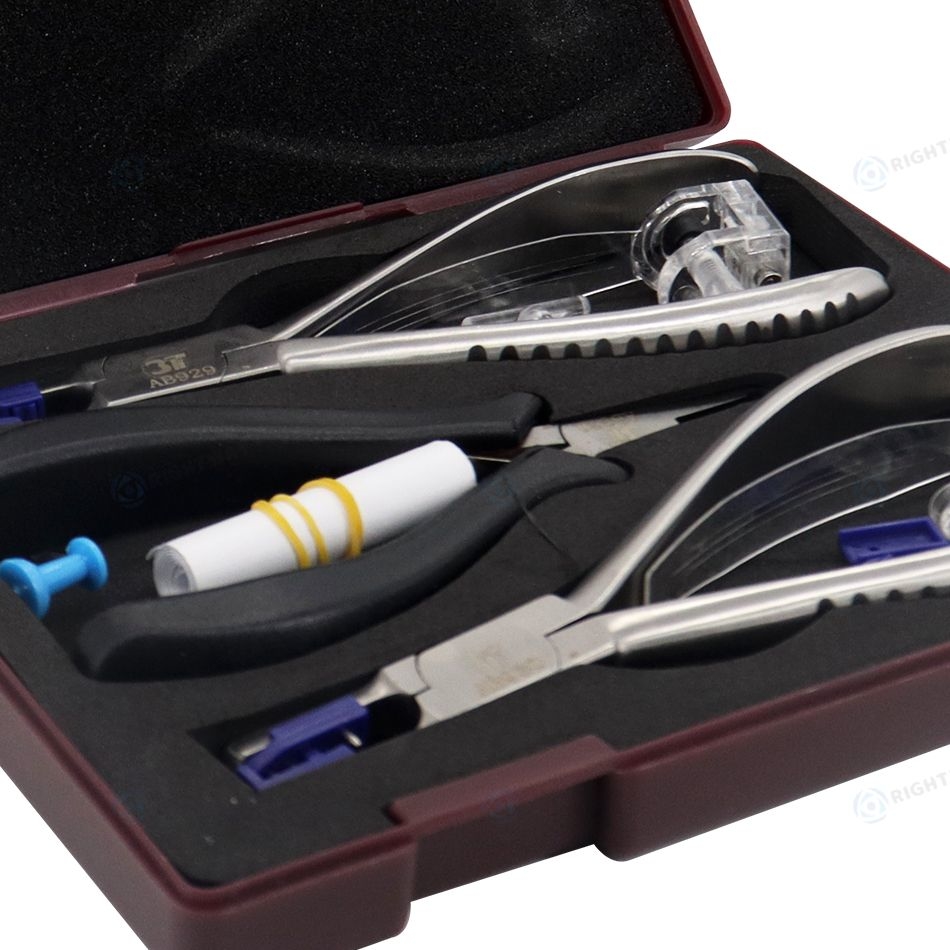 Optical Disassembly Tool Rimless Glasses Frame Eyeglasses Repair Pliers Kit Set