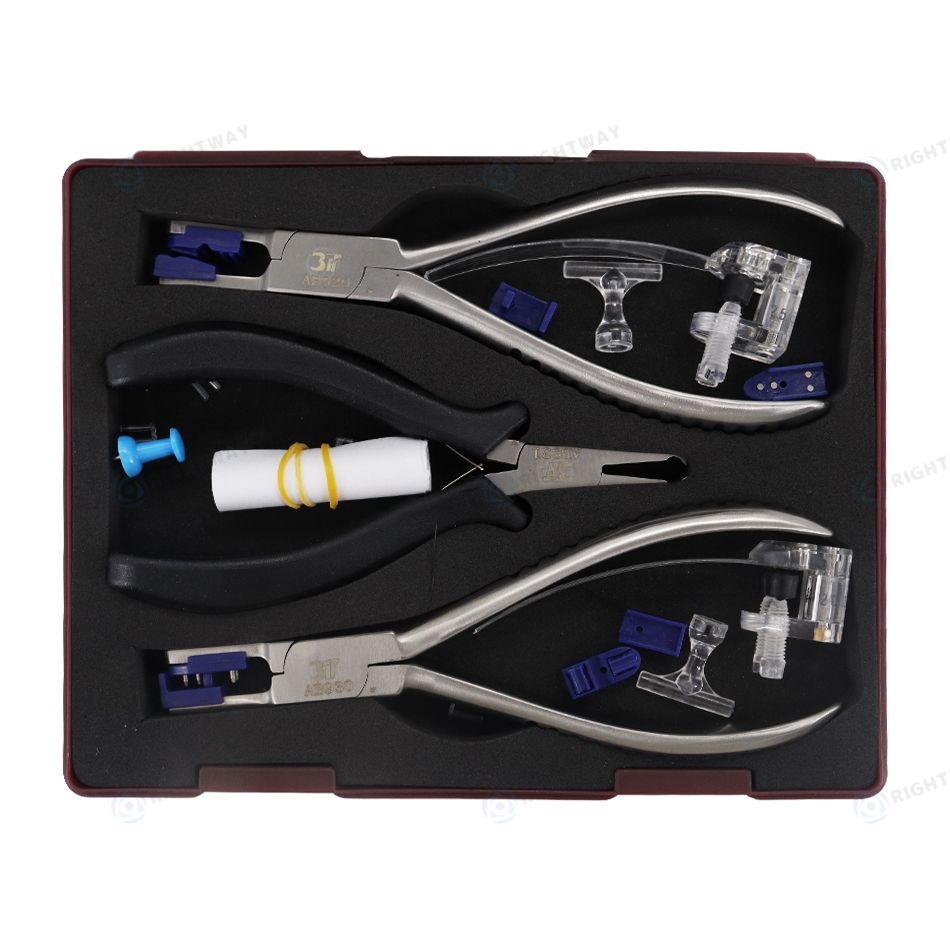 Optical Disassembly Tool Rimless Glasses Frame Eyeglasses Repair Pliers Kit Set