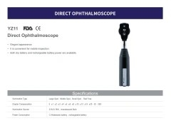 Direct Ophthalmoscope YZ11 Portable Ophthalmoscope Ophthalmic Equipment CE and FDA Approved