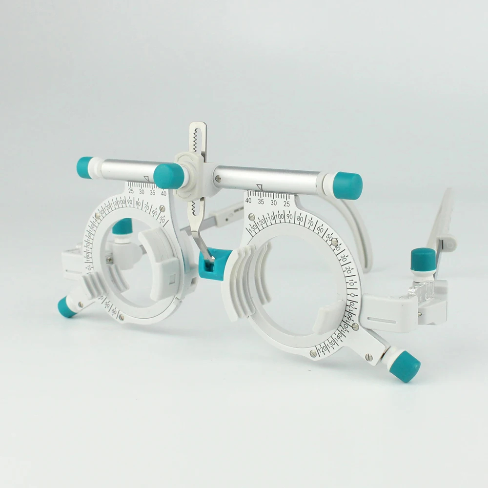 Trial Lens Frame UTF-T4880 Top Quality White Metal Universal Trial Frame for Eye Optometry Optical Lens Trail Lens Set