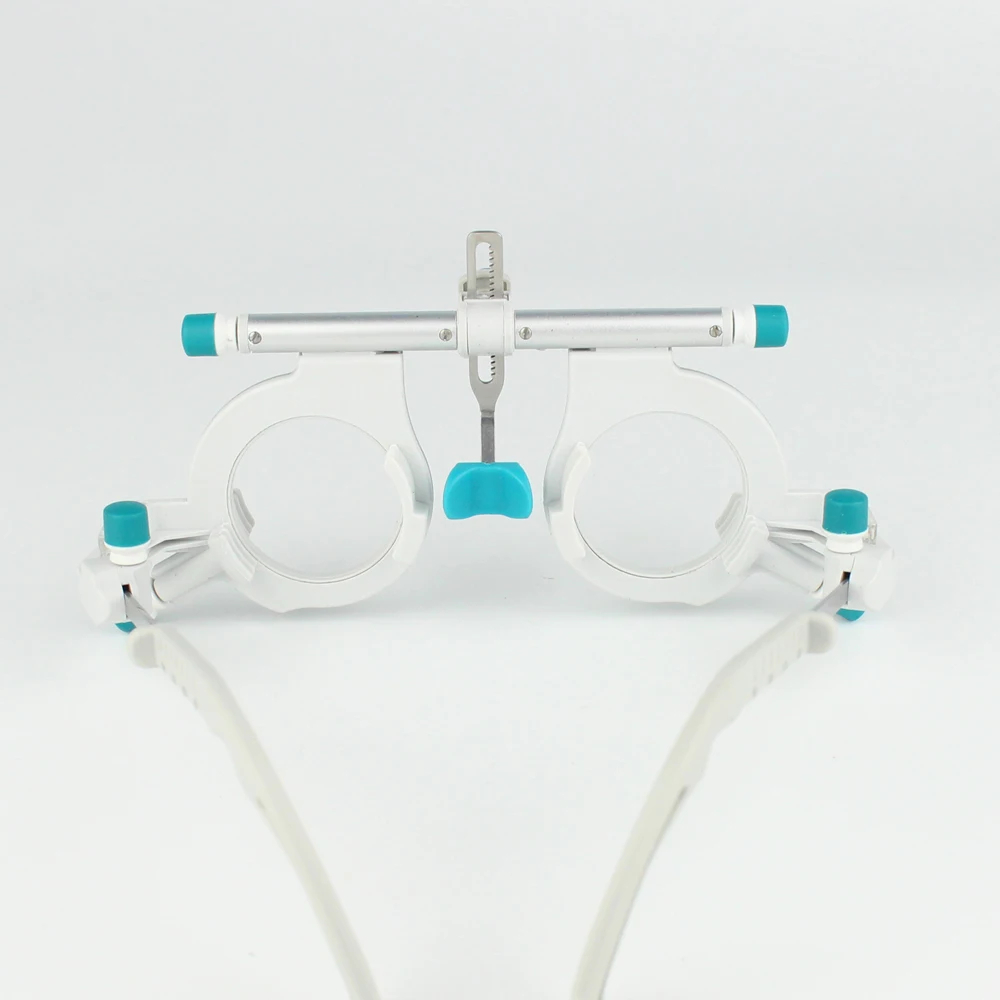 Trial Lens Frame UTF-T4880 Top Quality White Metal Universal Trial Frame for Eye Optometry Optical Lens Trail Lens Set