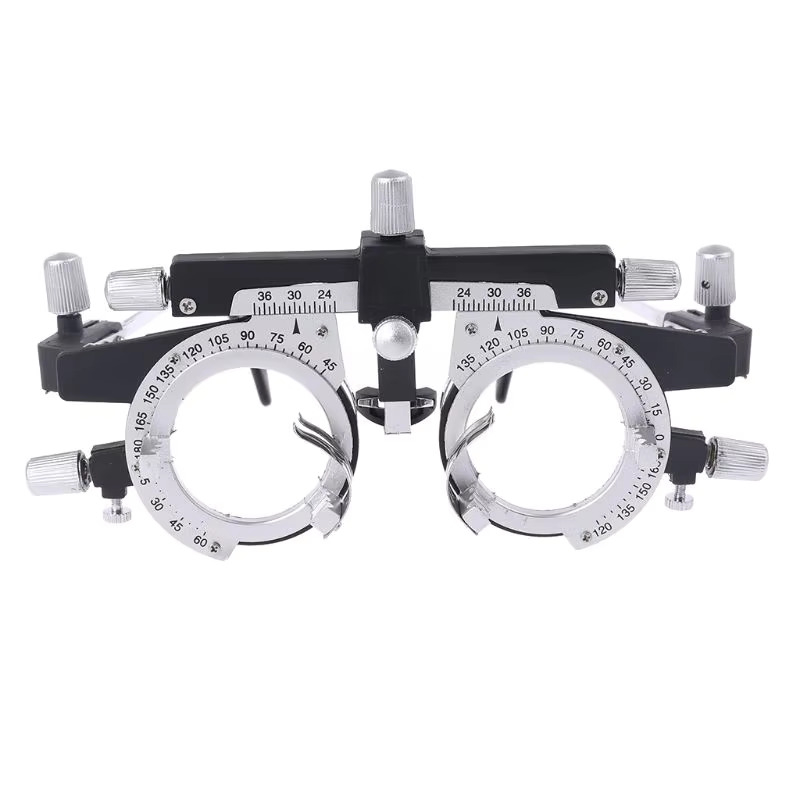 Trial Lens Frame UTF-4880A Top Quality White Metal Universal Trial Frame for Eye Optometry Optical Lens Trail Lens Set