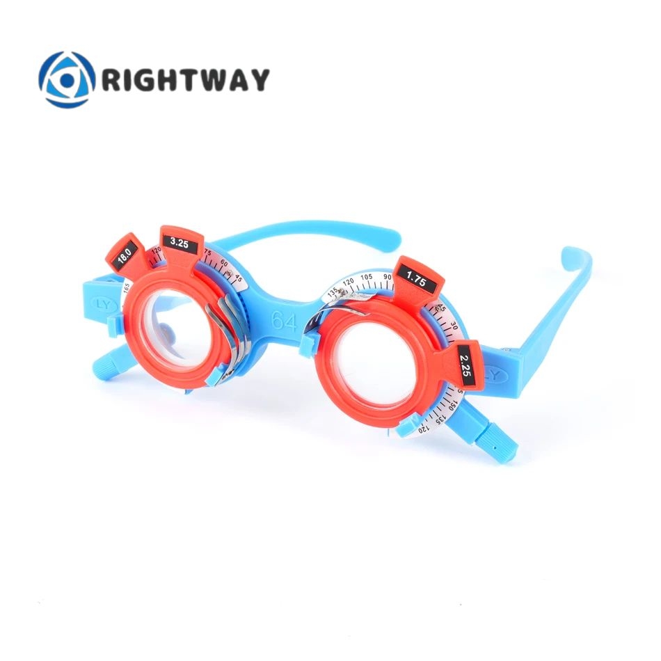 Trial Lens Frame STF-T5072 Simple Trial Frame for Eye Optometry Optical Lens Trial Lens Set,Blue,Grey,Pink Color