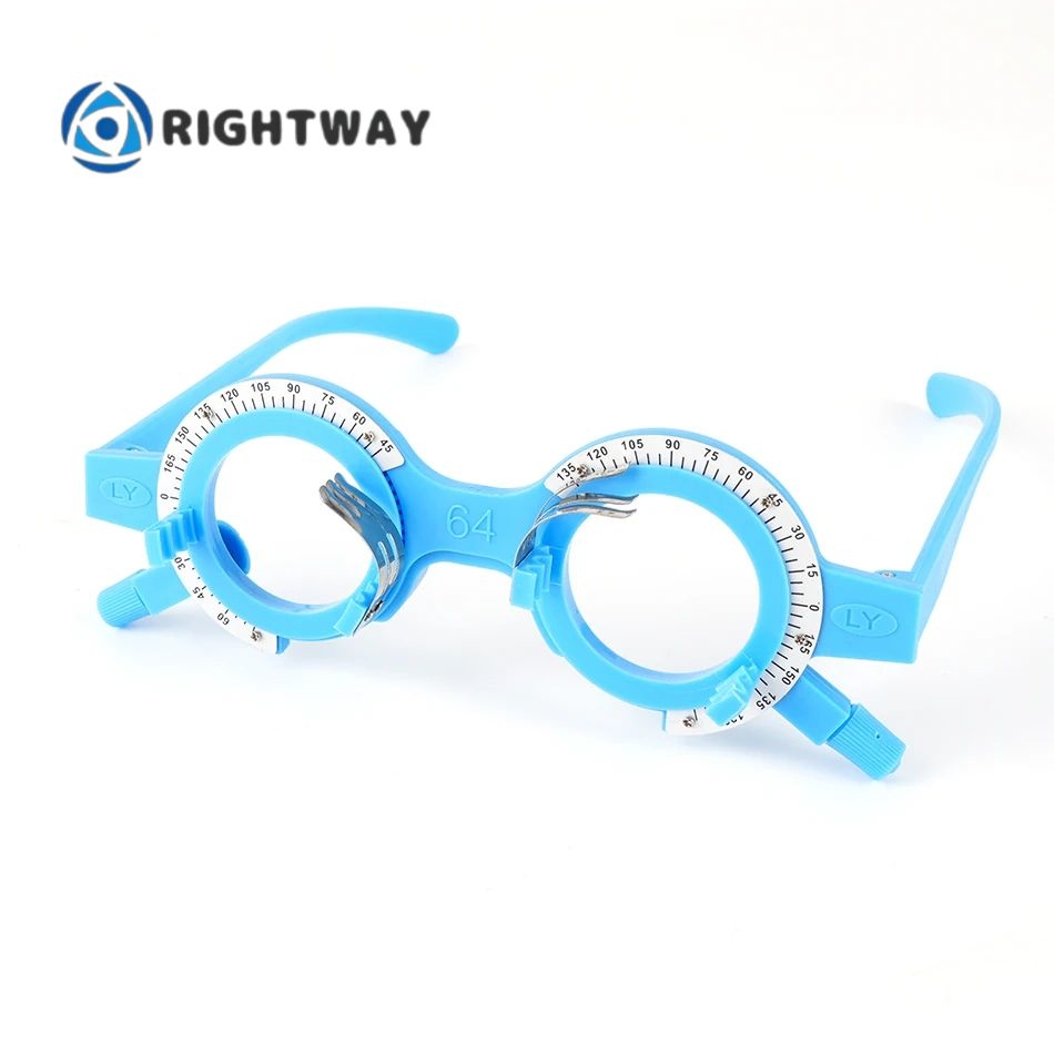 Trial Lens Frame STF-T5072 Simple Trial Frame for Eye Optometry Optical Lens Trial Lens Set,Blue,Grey,Pink Color