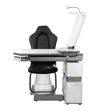 Ophthalmic unit table and chair motorized combined table refraction unit table and chair