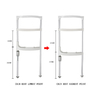 Ophthalmic Instrument Chin Rest Forehead Bracket Set CR-5