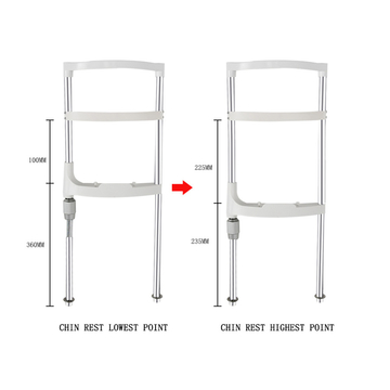 Ophthalmic Instrument Chin Rest Forehead Bracket Set CR-5