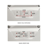 Ophthalmic Instrument Chin Rest Forehead Bracket Set CR-9