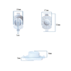 10 Pcs Plastic Optical Lens Block Suction Cups Auto Lens Edging Sucker LF-8276
