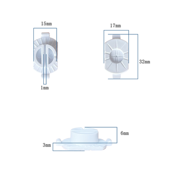 10 Pcs Plastic Optical Lens Block Suction Cups Auto Lens Edging Sucker LF-8276