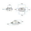 10 Pcs Plastic Optical Lens Block Suction Cups Auto Lens Edging Sucker LF-8274