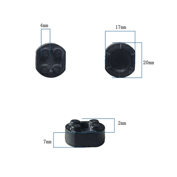 10 Pcs Silicone Optical Lens Block Suction Cups Auto Lens Edging Sucker LF-8268-1