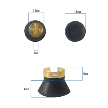 10 Pcs Flexible Silicone Optical Lens Block Suction Cups Auto Lens Edging Sucker LF-8263