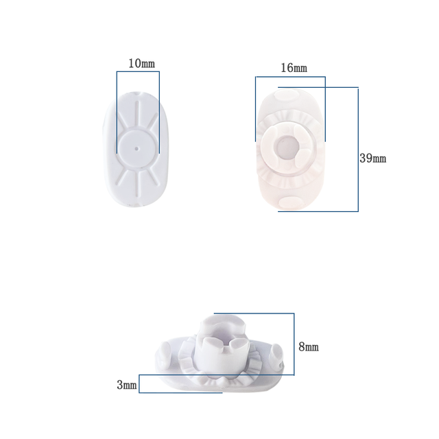 10 Pcs Lens Blocking Suction Cups for Auto Lens Edging Lens LF-8258