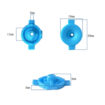 10 Pcs Plastic Optical Lens Block Suction Cups Auto Lens Edging Sucker LF-8257