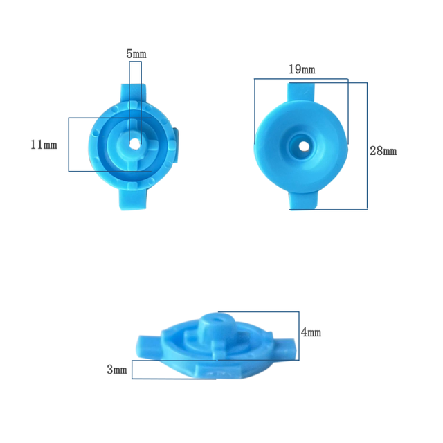 10 Pcs Plastic Optical Lens Block Suction Cups Auto Lens Edging Sucker LF-8257